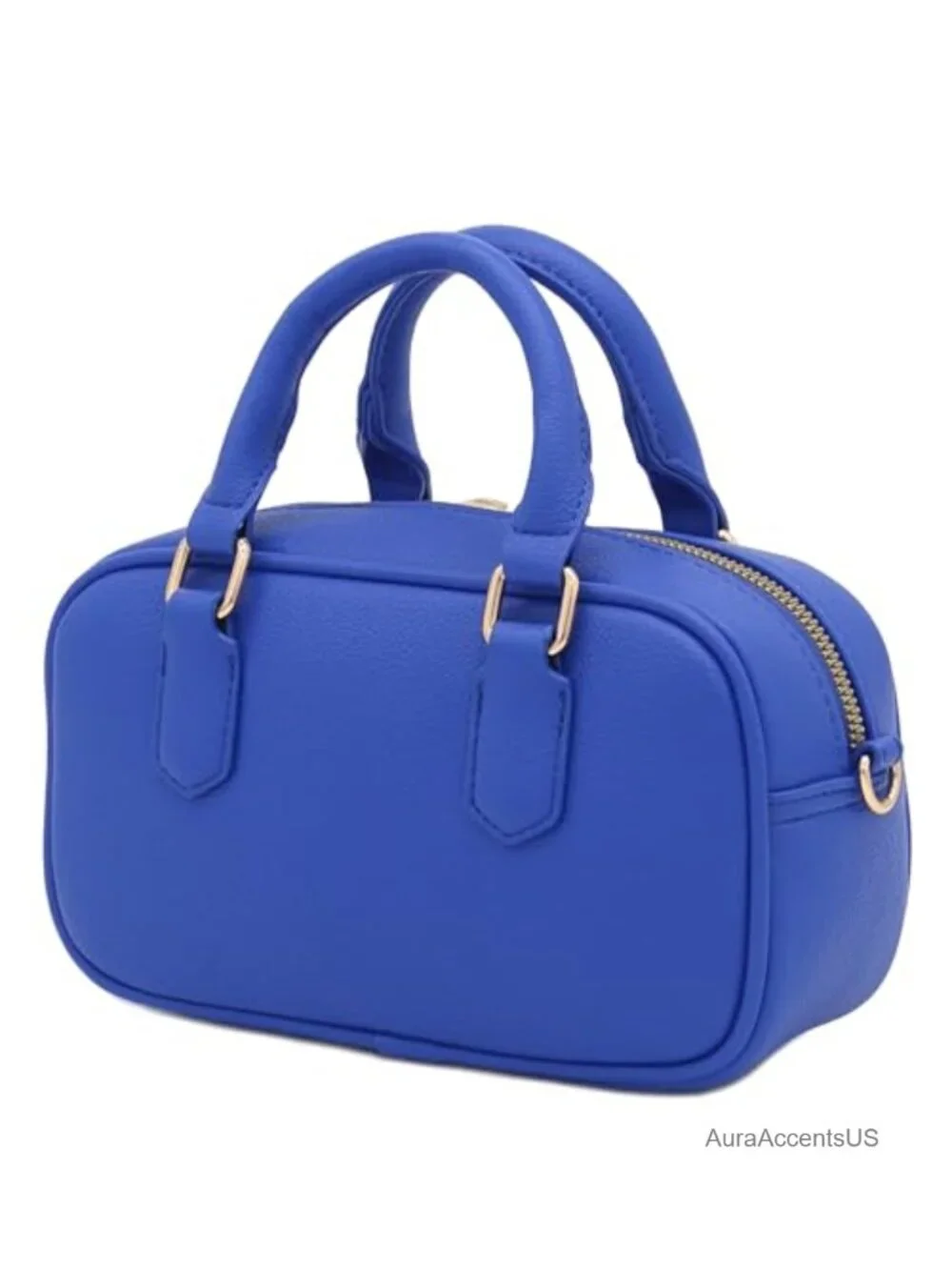 Mini PU Leather Satchel Purse Top Handle Crossbody Bag